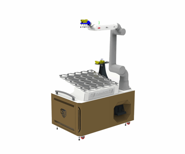Plateforme robotisée à pan incliné multi-diamètres